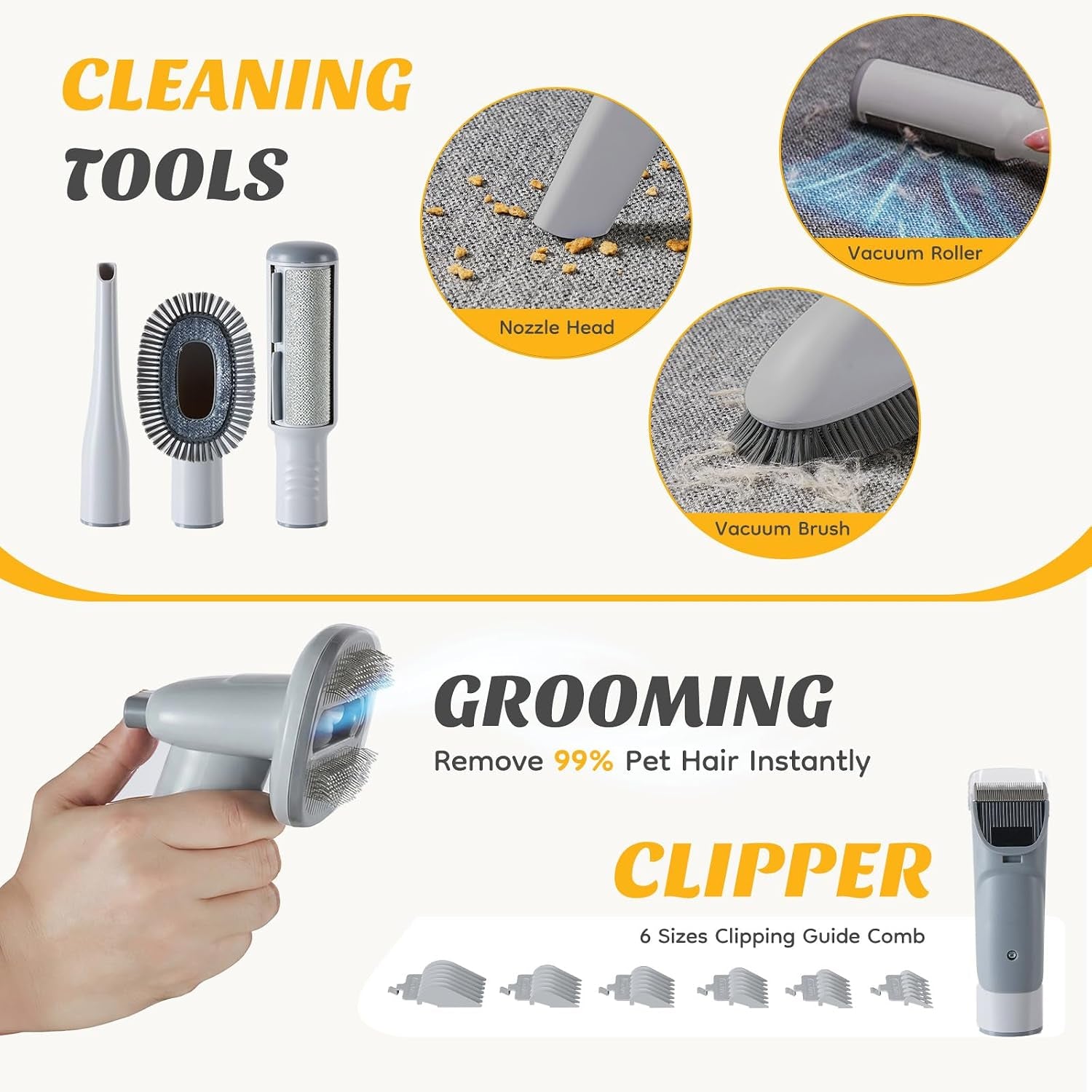 newbulig-pet-grooming-vacuum-kit-for-cats-and-dogs-2-5l-dust-cup-white-3-suction-modes-and-5-groomer-tools-dog-clippers-with-cordless-low-noise-for-cats-dogs-other-animals-hair-trimmer