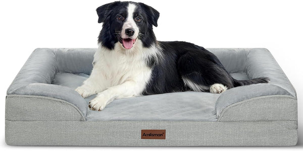 Dog Bed for Extra Large Dogs, 44-Inch Orthopedic XL Waterproof Pet Beds | Aodisman Big Size Pet Bed with Sides,Comfort Thick Egg-Crate Foam,Dog Crate Pad & Couch Bed,Washable Cover & Non-Slip Bottom13