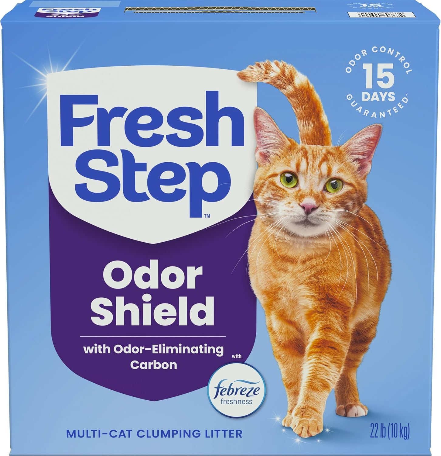 fresh-step-odor-shield-multi-cat-clumping-litter-with-febreze-freshness-odor-eliminating-carbon-ammonia-block-technology-22-lb-box