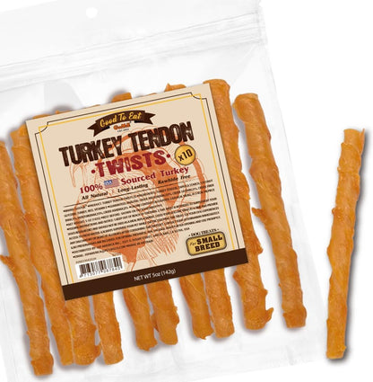 Gootoe Turkey Tendons, Dog Treats for Small Breeds, Bone (S), 6 Counts14