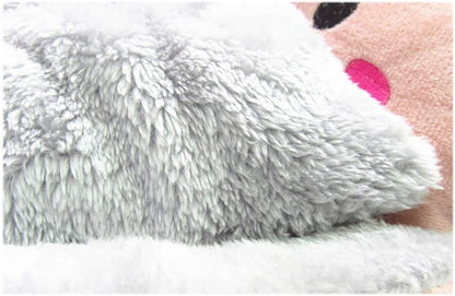 Gray + Black Multi-Size Pet Supplies Velvet Kennel Cartoon Pet Nest Four Seasons Winter Warm Pet Mat Cat Litter (S)4