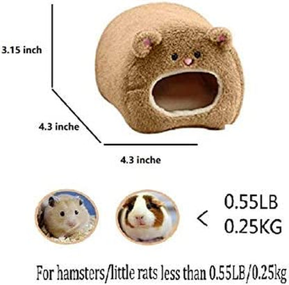 Rat Hamster Warm Bed House Cusion Fleece Hut Hanging Hammock Cute Toy Nest for Mini Small Animal Mice,Sugar Glider,Chinchilla,Dwraf Hamster3