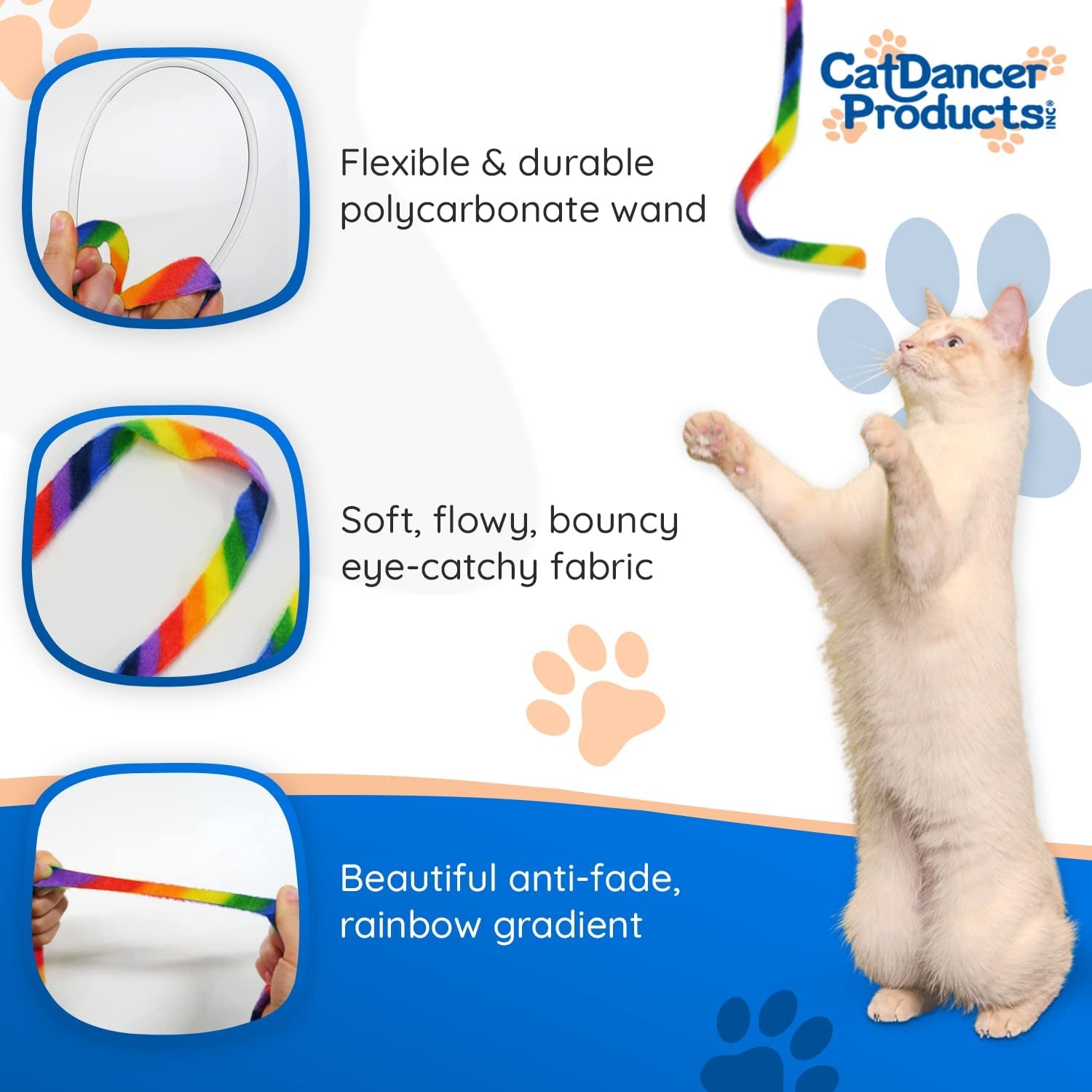 cat-dancer-products-rainbow-cat-wand-charmer-safe-teaser-wand-for-indoor-cats-kittens-flexible-exercise-toy-made-of-multicolor-fabric-ribbon-for-medium-breeds