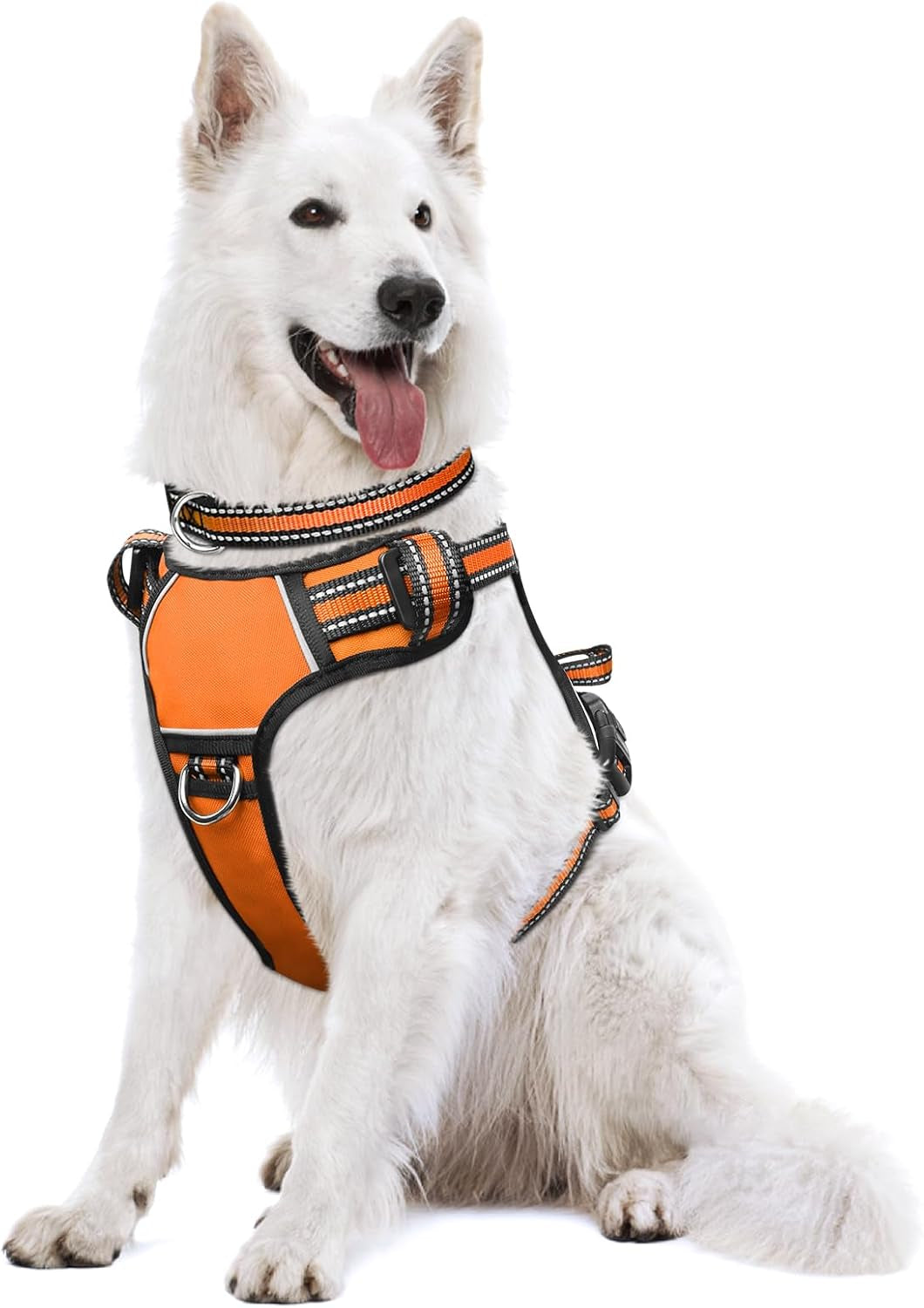 dog-harness-no-pull-pet-harnesses-with-dog-collar-adjustable-reflective-oxford-outdoor-vest-front-back-leash-clips-for-small-medium-large-extra-large-dogs-easy-control-handle-for-walking