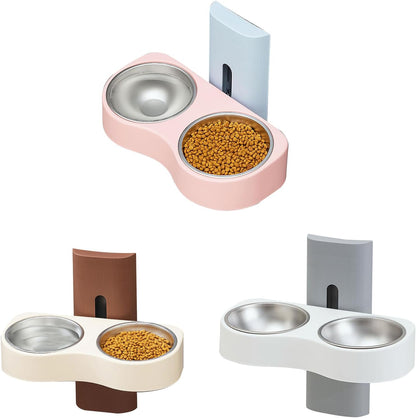 Wall Mounted Cats Bowl Large Capacity Pet Feeding Bowl Cats Feeding Drinking Bowl Feeding Bowl Height Adjustable7