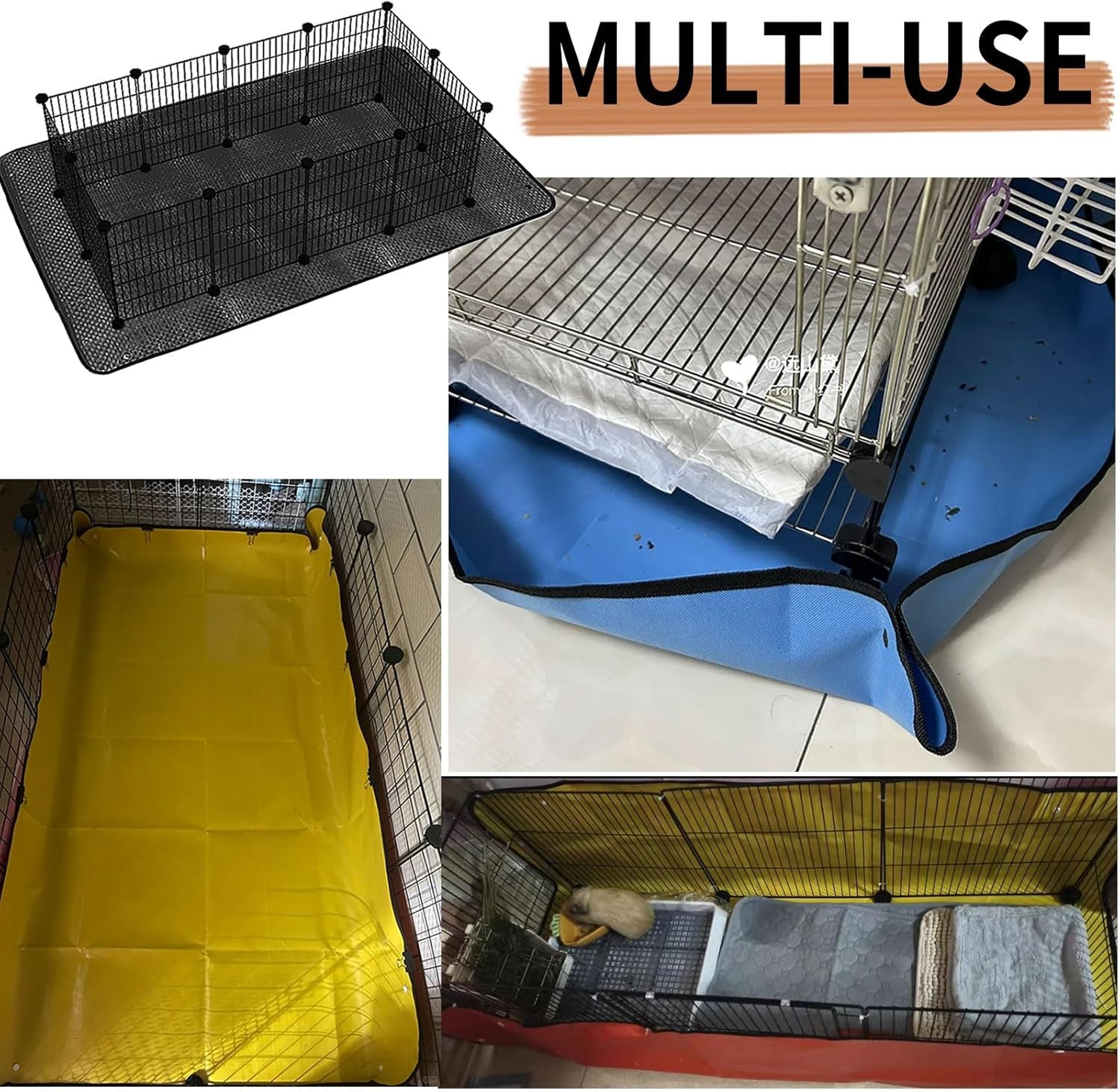 oncpcare-waterproof-pet-playpen-mat-59x39-black-washable-and-reusable-cage-liner-tarp-for-rabbit-guinea-pig-ferret-and-small-animal-habitat-protection