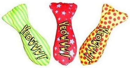3X Yeowww 100% Organic Catnip Stinkies Sardines1