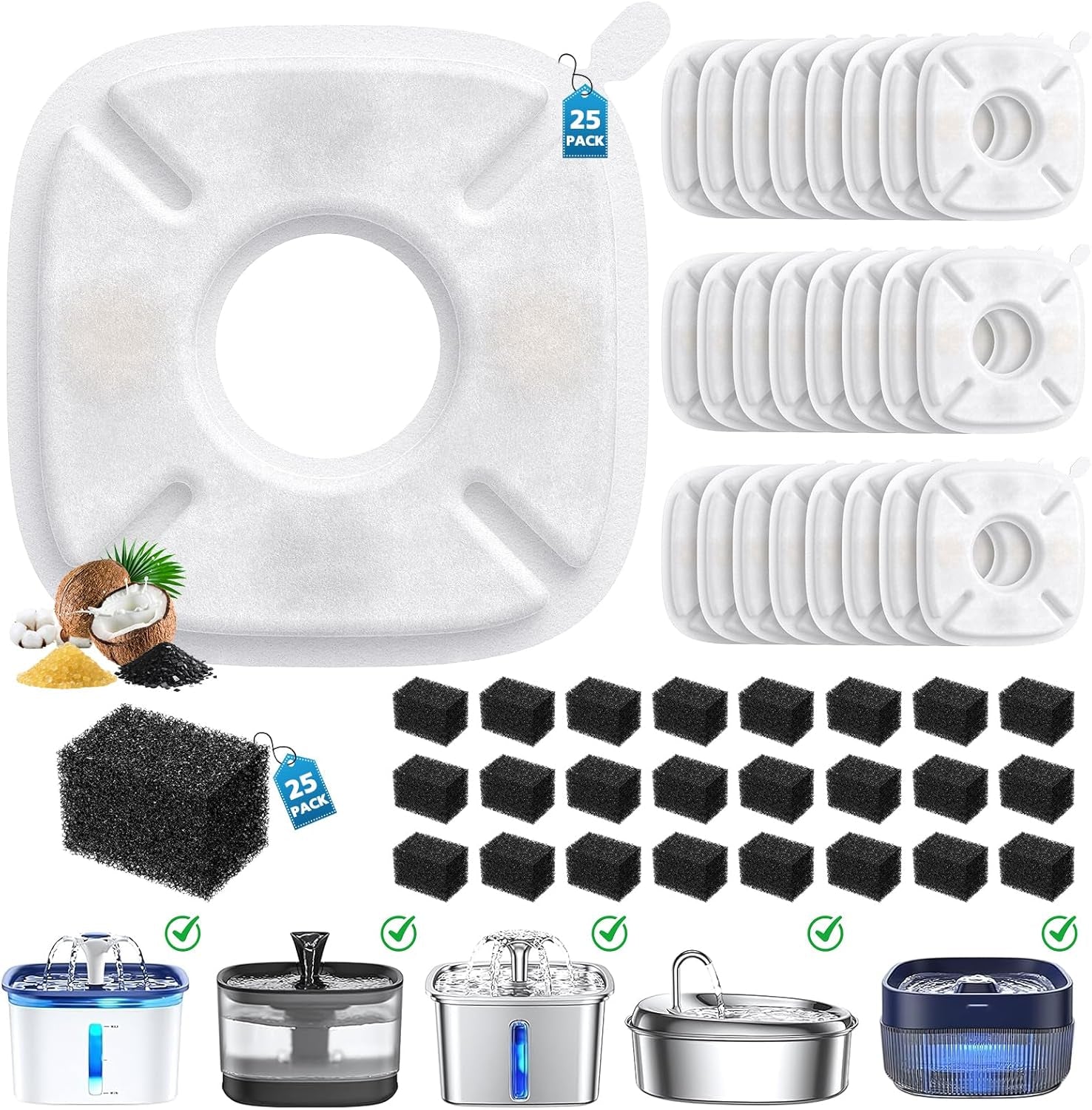 50-pcs-cat-water-fountain-filters-for-veken-95oz-67oz-135oz-pet-fountain-dog-water-fountain-automatic-dog-water-dispenser-25-pcs-pet-fountain-filter-replacement-25-pcs-pre-filter-sponges