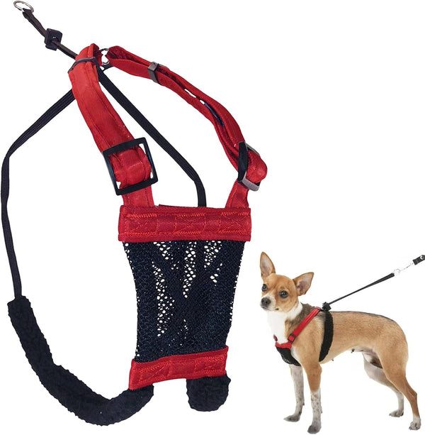 Sporn No Pull Dog Harness, Durable Nylon Mesh Harness for Large Dogs, No Choke Design, Padded Restraint Sleeves, Adjustable Fit, Easy On/Off, Large/Xl for Extra Large Breeds, Black14