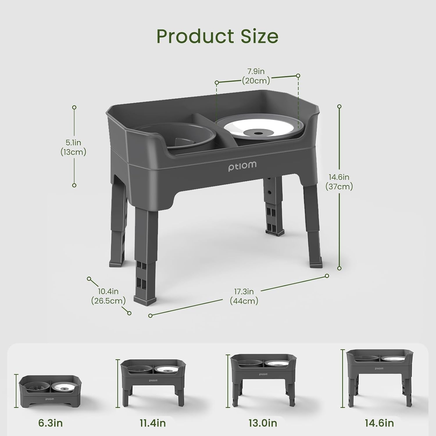 4-in-1-elevated-slow-feeder-dog-bowls-4-height-adjustable-mess-proof-raised-dog-bowl-stand-with-no-spill-dog-water-bowl-stainless-steel-dog-food-bowl-slow-feeder-for-large-medium-small-dogs-pets