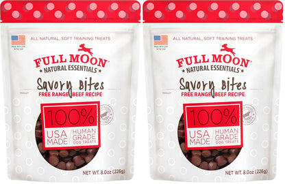 Full Moon® Essential Beef Savory Bites Dog Treats 8 Oz | Human Grade, No Corn, No Wheat, No Soy, Glycerin Free, Made in the USA7