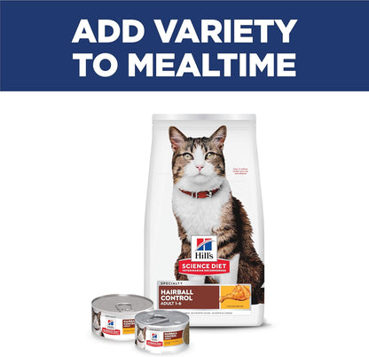 Hill'S Science Diet Adult 1-6 Hairball Control Dry Cat Food | #1 Veterinarian Recommended, Chicken Recipe, 3.5 Lb. Bag10