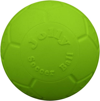 Jolly Pets Large Soccer Ball Floating-Bouncing Dog Toy, 8 Inch Diameter, Ocean Blue | Large 8 Inch Durable Dog Soccer Ball for Dogs 60 to 90 Lbs, Won'T Deflate When Punctured, Floats for Water Play, Made in USA9
