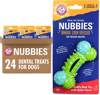 Arm and Hammer Nubbies T-Bone Dental Dog Chew Toy with Peanut Butter Flavor, TPR Nubs Clean Teeth and Gums, Durable Nylon Chew for Aggressive Chewers, Helps Reduce Plaque and Tartar11