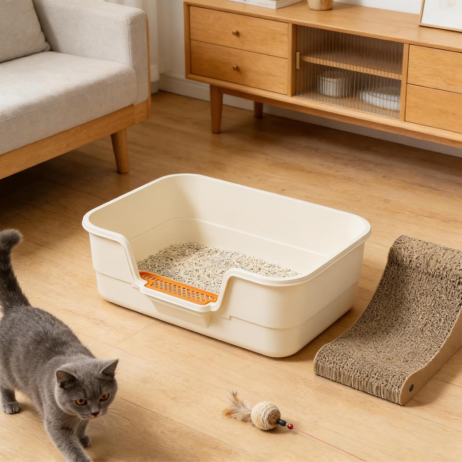 large-cat-litter-box-with-lid-shovel-cute-breathable-potty-anti-splashing-toilet-high-edges-kitty-covered-litter-boxes-for-kitty-cat-litterbox-for-indoor-use-cat-owners-gifts-for-women