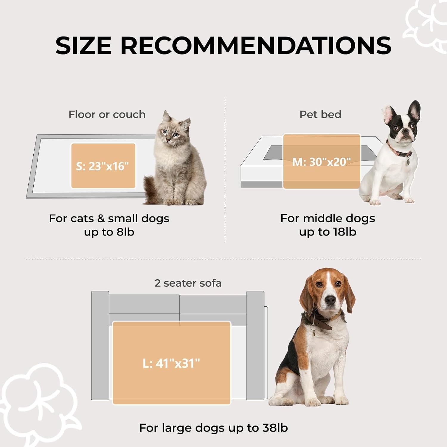 1-pack-3-calming-blankets-fluffy-premium-fleece-pet-blanket-soft-sherpa-throw-for-dog-puppy-cat-beige-small-23-x16