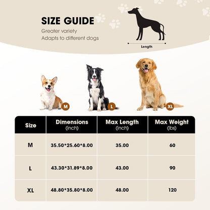 Czpalo Outdoor Elevated Dog Bed for Large Sized Dogs, No-Tool Assembly. | Raised Design Promotes Airflow. Tool-Free Assembly, Easy-To-Clean Mesh, Portable, with Anti-Skid Feet. Indoor/Outdoor Use.6