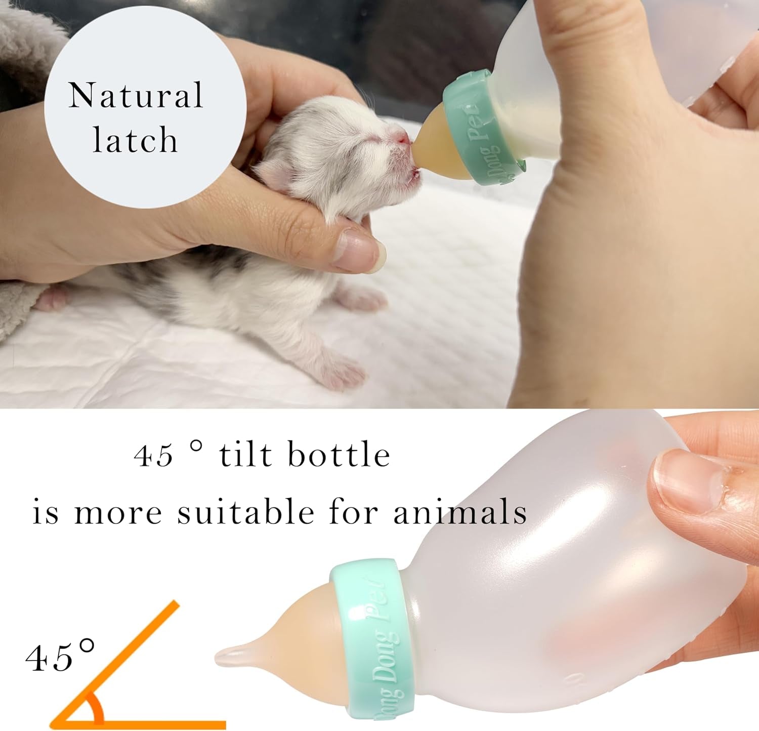 doggiema-kittens-feeder-bottle-silicone-feeding-nipple-and-syringes-angled-bottle-suitable-for-kitten-feeding-bottle-ventilation-system-three-types-of-nipple-can-cover-kittens-different-ages