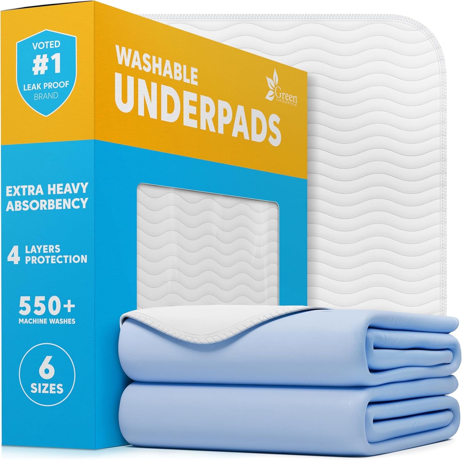 green-lifestyle-washable-pee-pads-for-dogs-waterproof-reusable-puppy-pads-with-anti-slip-backing-pet-training-pad-for-puppy-playpen-crate-whelping-box-potty-training-pack-of-6-30x34