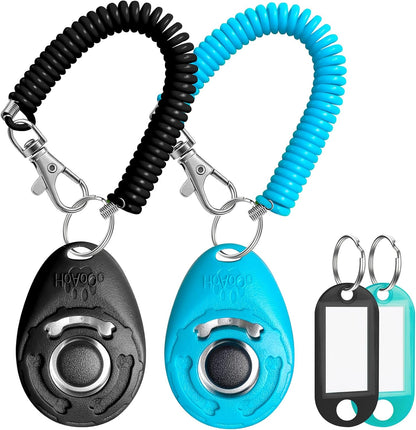 Dog Training Clicker with Sring Wrist and Keyring - Pet Dog Training Clickers for Puppy, Cat, Potty, Bird, Horse, Pet, Trainer Training Tools, Behavior Aids9