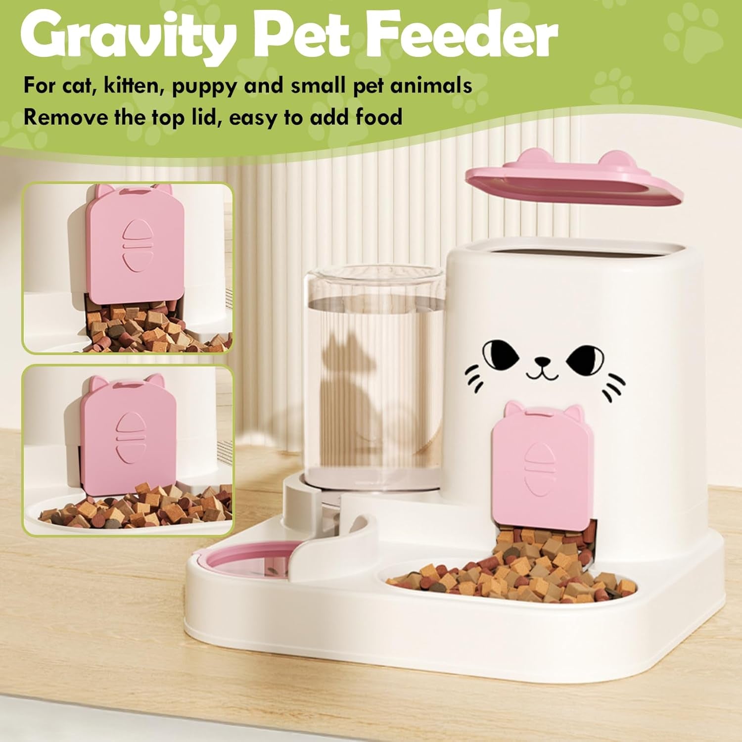 1-6l-auto-gravity-pet-feeder-and-0-6l-water-dispenser-set-automatic-cat-food-and-water-dispenser-gravity-pet-feeder-for-small-medium-dog-puppy-cat-kitten-pink