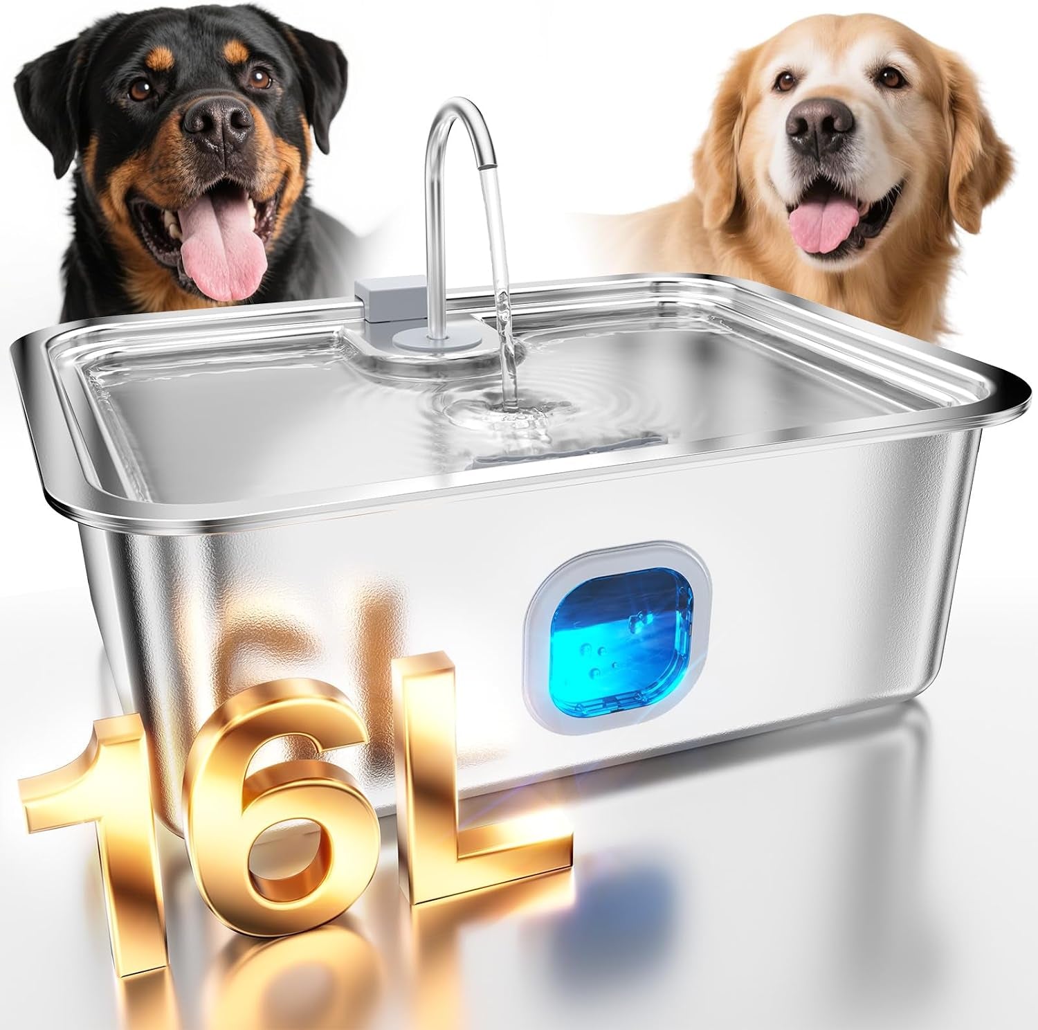 4-2gal-dog-water-fountain-for-large-dogs-16l-stainless-steel-large-dog-fountain-water-bowl-with-deeper-wider-drinking-tray-automatic-pet-water-dispenser-with-visible-window-for-multi-pets-families