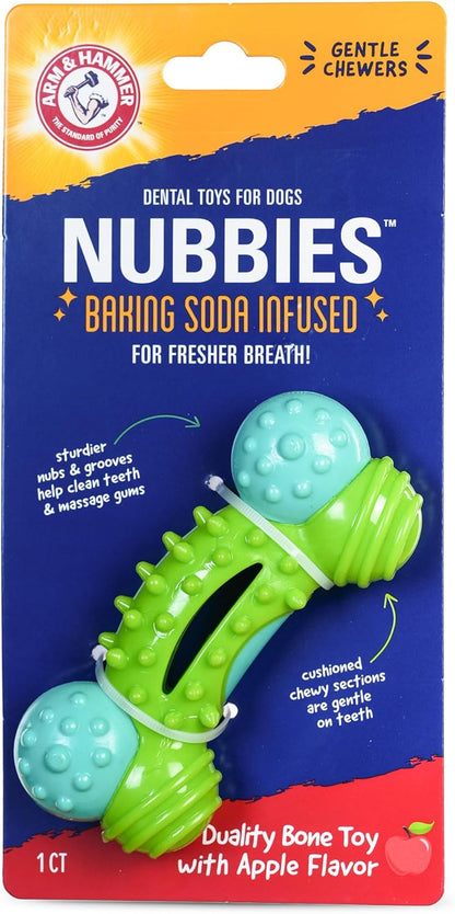 Arm and Hammer Nubbies T-Bone Dental Dog Chew Toy with Peanut Butter Flavor, TPR Nubs Clean Teeth and Gums, Durable Nylon Chew for Aggressive Chewers, Helps Reduce Plaque and Tartar20