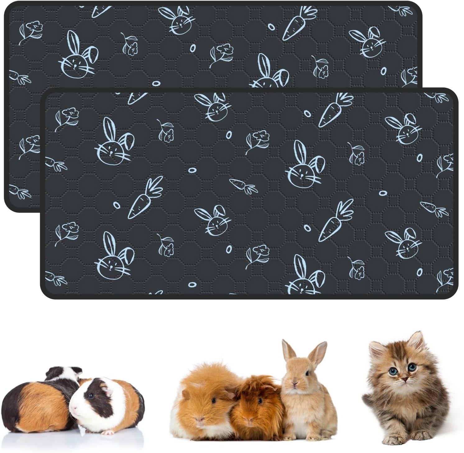 2-pack-guinea-pig-cage-liner-24-x-47-reusable-guinea-pig-bedding-washable-absorbent-pee-pads-for-dogs-rabbit-chinchilla-hamster-leakproof-anti-slip
