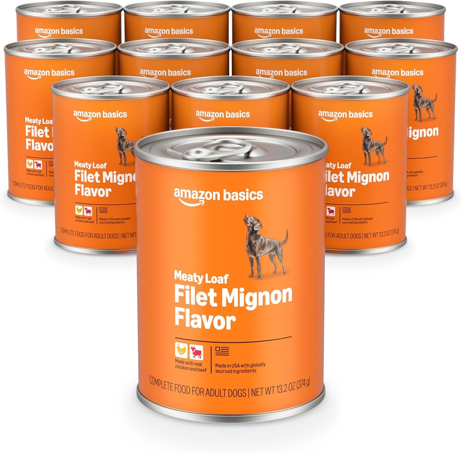 amazon-basics-wet-dog-food-meaty-loaf-variety-pack-filet-mignon-flavor-and-chicken-rice-dinner-made-with-real-chicken-and-beef-13-2-oz-can-6-cans-of-each-flavor-12-cans-in-total