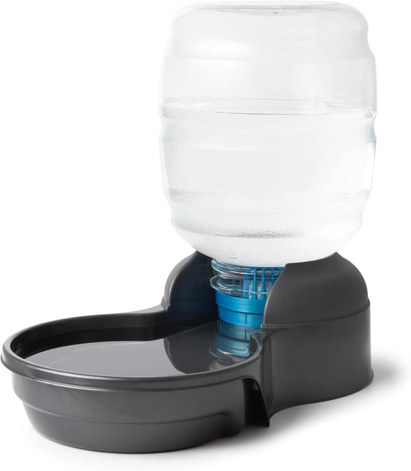 Petmate Replendish Automatic Dog Water Dispenser Gravity Pet Waterer with Microban Protection Base, 100% BPA Free - 4 Gallon, Wide Mouth Bowl, with 2 Extra Filters1
