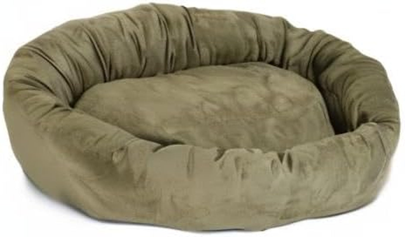 majestic-pet-32-inch-suede-calming-dog-bed-washable-cozy-soft-round-dog-bed-with-spine-support-for-dogs-to-rest-their-head-fluffy-donut-dog-bed-32x23x7-inch-round-pet-bed-medium-sage
