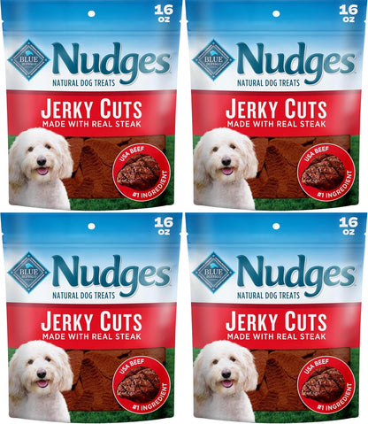 Blue Buffalo Nudges Chicken Jerky Cuts Natural Dog Treats, Tender & Meaty Dog Snacks, Healthy Reward or Training Treat, Made in the USA with Real Chicken, No Artificial Preservatives, 36 Oz.14