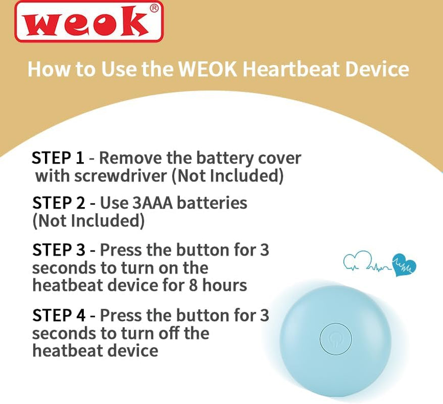 weok-heartbeat-puppy-toy-comfort-cuddler-pillow-dog-anxiety-relief-calming-aid-heartbeat-stuffed-toy-for-dogs-puppy-heartbeat-toy-sleep-aid-dog-heartbeat-toy-for-pet