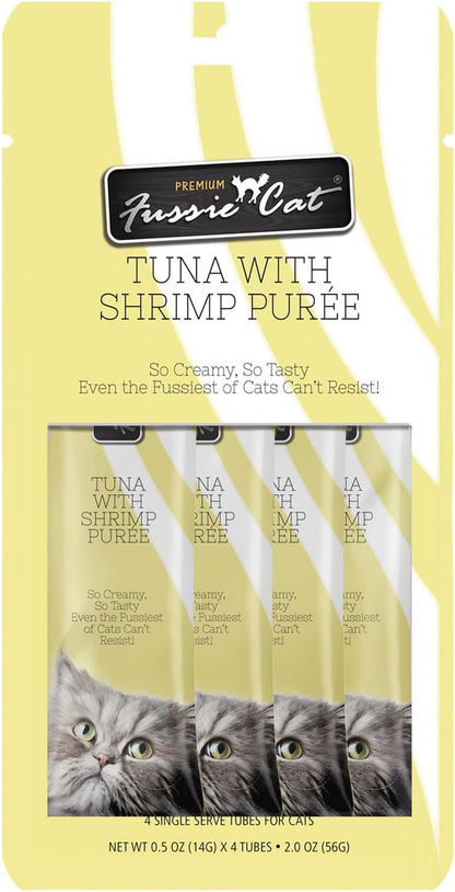 Fussie Cat, 0.5 Ounces Each, 50 Tubes, Ocean Fish Variety 10 Flavors25