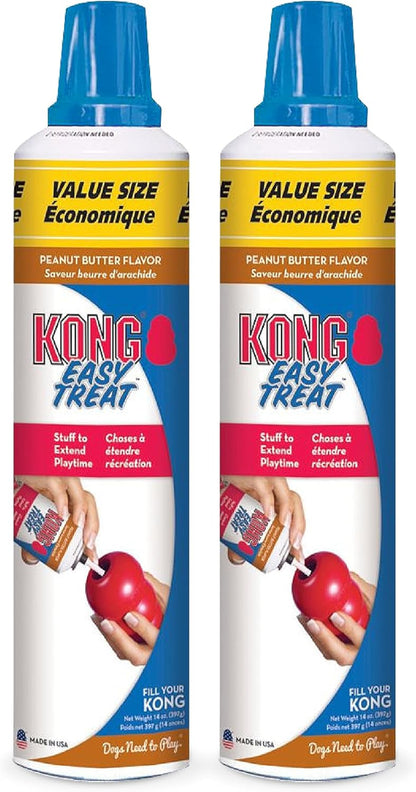 KONG Easy Treat Puppy 14 Oz - Pack of 2 | No-Mess Dispensing Treat Paste for Stuffing KONG Classic & Rubber Toys to Extend Play, Made in the USA7
