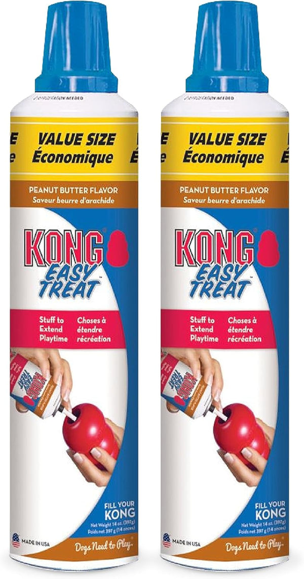 KONG Easy Treat Puppy 14 Oz - Pack of 2 | No-Mess Dispensing Treat Paste for Stuffing KONG Classic & Rubber Toys to Extend Play, Made in the USA7