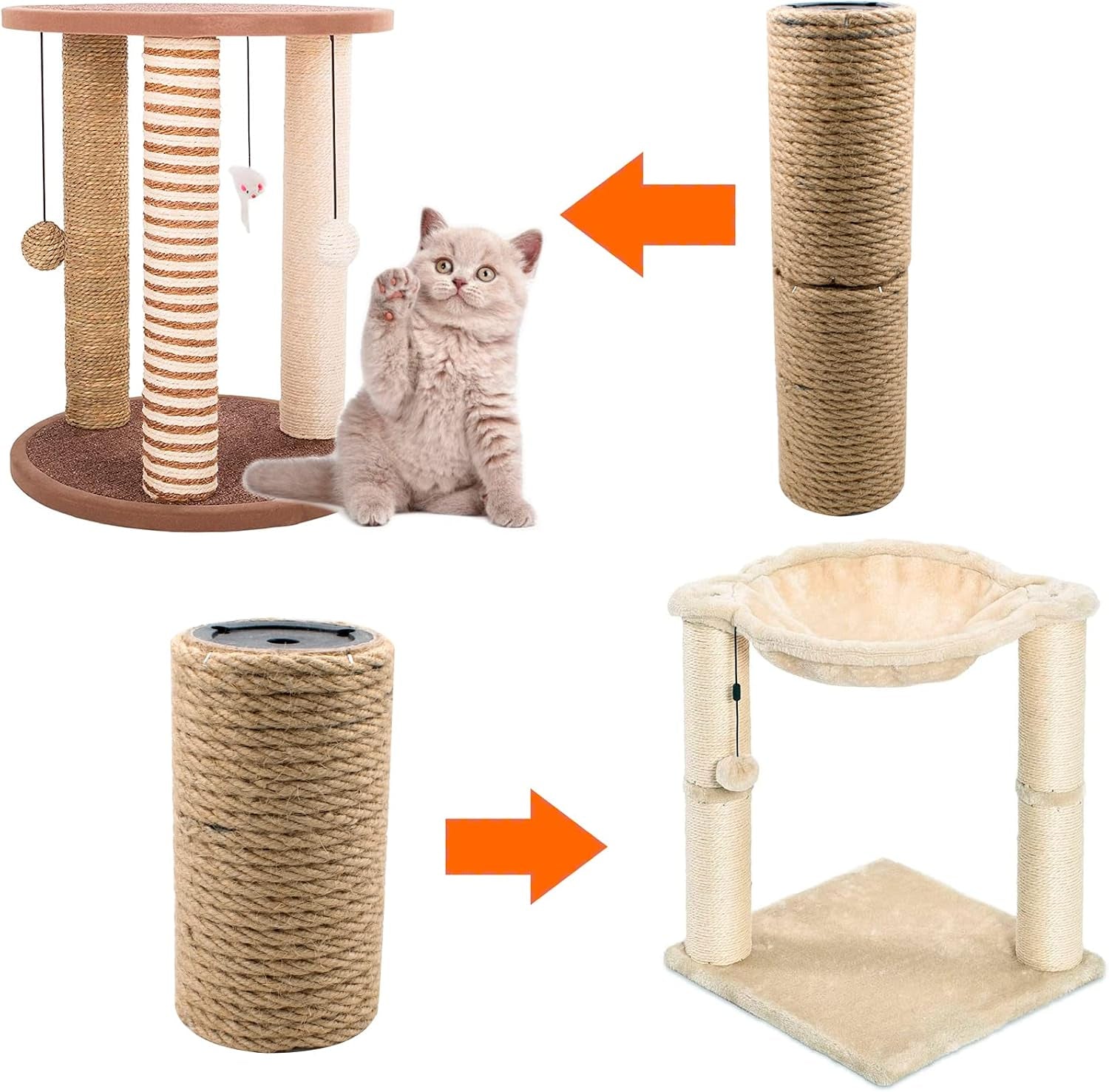 2-pack-cat-scratching-posts-jute-rope-replacement-scratcher-refill-post-for-cats-cube-tower-kittens-scratch-pole-perch-interactive-toys-carpeted-furniture-accessories-deterrent-tree-4-92-m8-screws