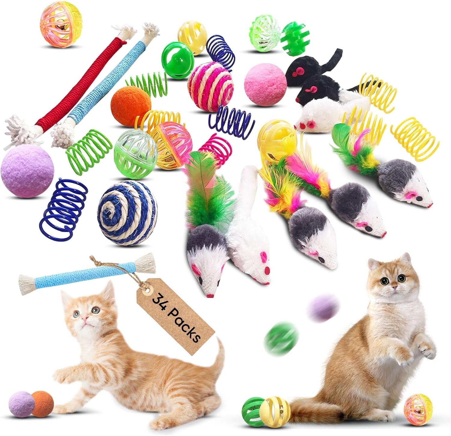 cat-toys-for-indoor-cats-34-pack-interactive-cat-toy-set-for-kitten-kitten-toys-variety-pack-with-chew-toy-spring-mouse-ball-ideal-for-enrichment-boredom-relief-and-self-play-toy-bulk