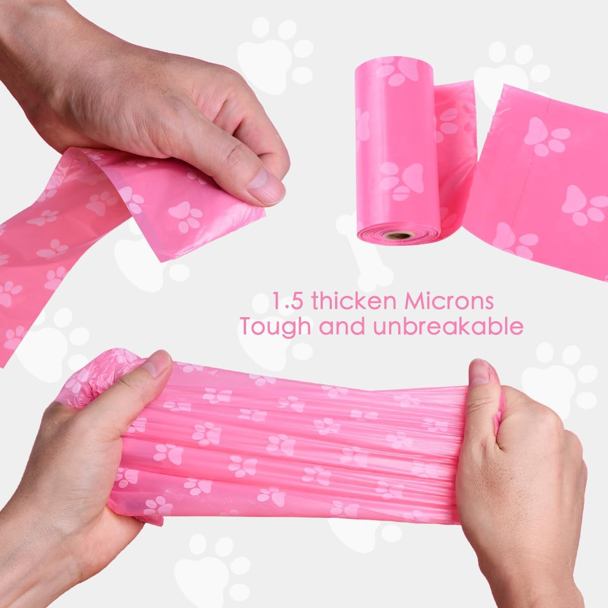 poop-bags-rolls-256-count-9x13-inches-pink-thickened-leakproof-lavender-scent-poo-bags-for-dogs-eco-friendly-pet-waste-bags-for-walking-travel-home