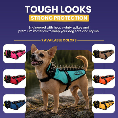 Coyotevest Dog Harness, Stab-Resistant Coyote Vest, Small, Neon Pink | Reflective Stab-Resistant Vest Helps Protect Small Dogs from Coyotes, Aggressive Dogs and Birds of Prey, Made in the USA6