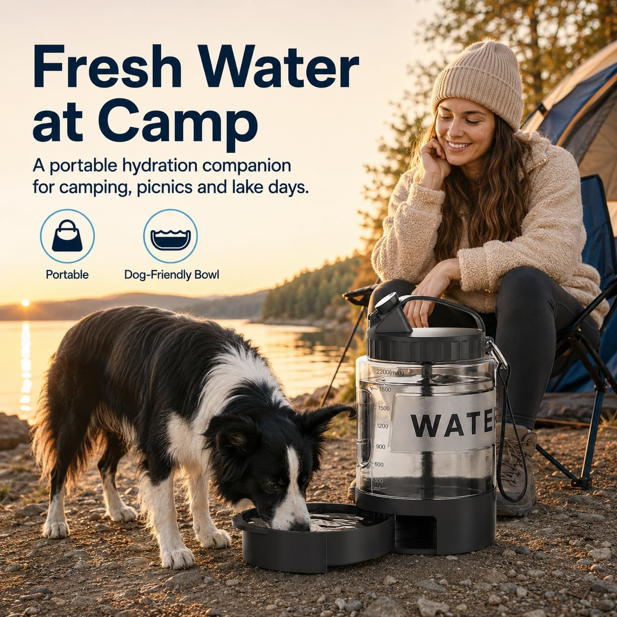lesotc-portable-dog-water-bowl-dispenser-77oz-travel-water-bottle-with-pop-out-drinking-bowl-no-spill-design-for-camping-hiking-car-rides-keep-your-dog-hydrated-anywhere-black