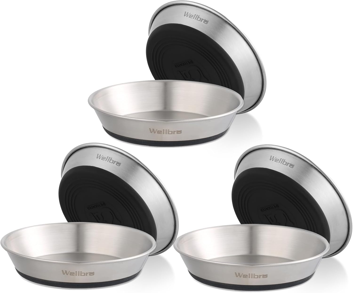 cat-bowls-2-pcs-stainless-steel-cat-bowls-for-food-and-water-whisker-fatigue-shallow-non-slip-dishes-plates-for-small-dog-puppies-cats