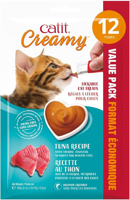 Catit Creamy Lickable Cat Treat – Hydrating and Healthy Treat for Cats of All Ages - Assortment, 72-Pack4