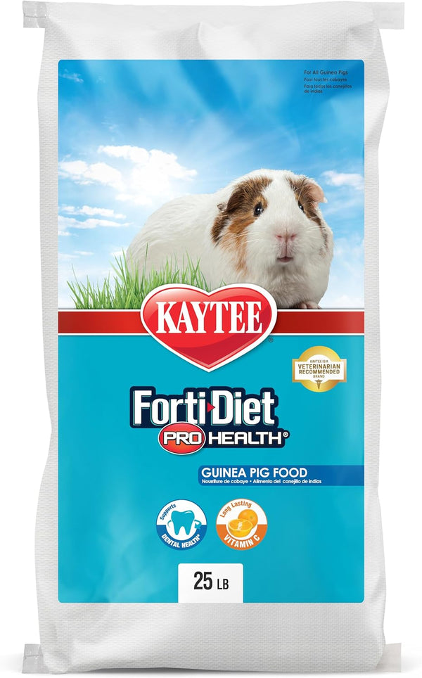 Kaytee Forti-Diet Pro Health Nourish+Protect Guinea Pig Food, Comprehensive Nutrition Backed by Science, Digestive Health, Immune Support, 5 Pounds15