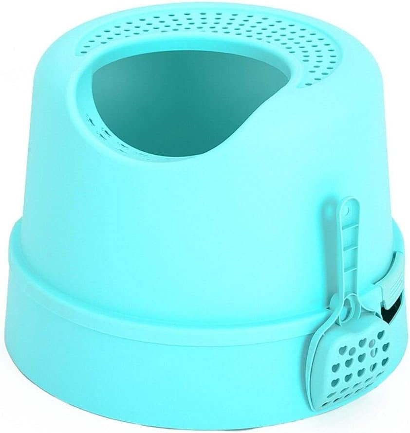 dog-potty-training-toilet-top-entry-cat-litter-bowl-anti-splashing-toilet-semi-closed-tray-fully-enclosedwhite