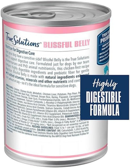 Blue Buffalo True Solutions Digestive Care Wet Dog Food for Adult Dogs, Made with Natural Ingredients, Chicken, 12.5-Oz. Cans (12 Count)3