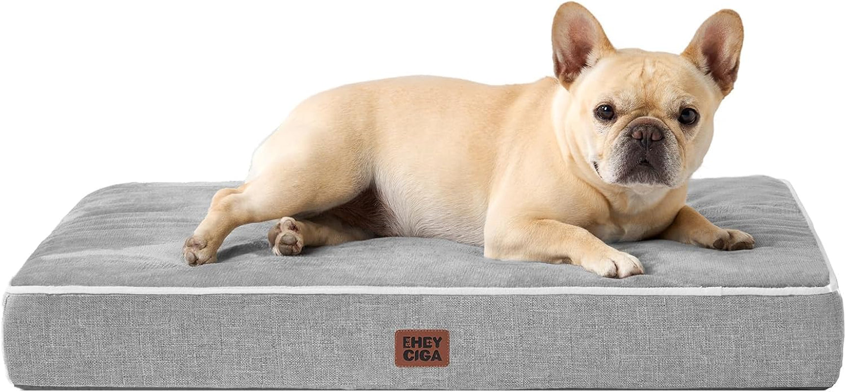 eheyciga-medium-memory-foam-dog-crate-bed-washable-30x20inch-grey-high-density-egg-crate-foam-waterproof-liner-removable-easy-clean-cover-non-slip-bottom-fits-crate-floor-and-sofa