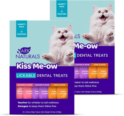 ARK NATURALS Kiss Me-Ow Lickable Cat Treat - Chicken Flavor (2 Oz) | Promotes Hydration, Dental & Overall Health3