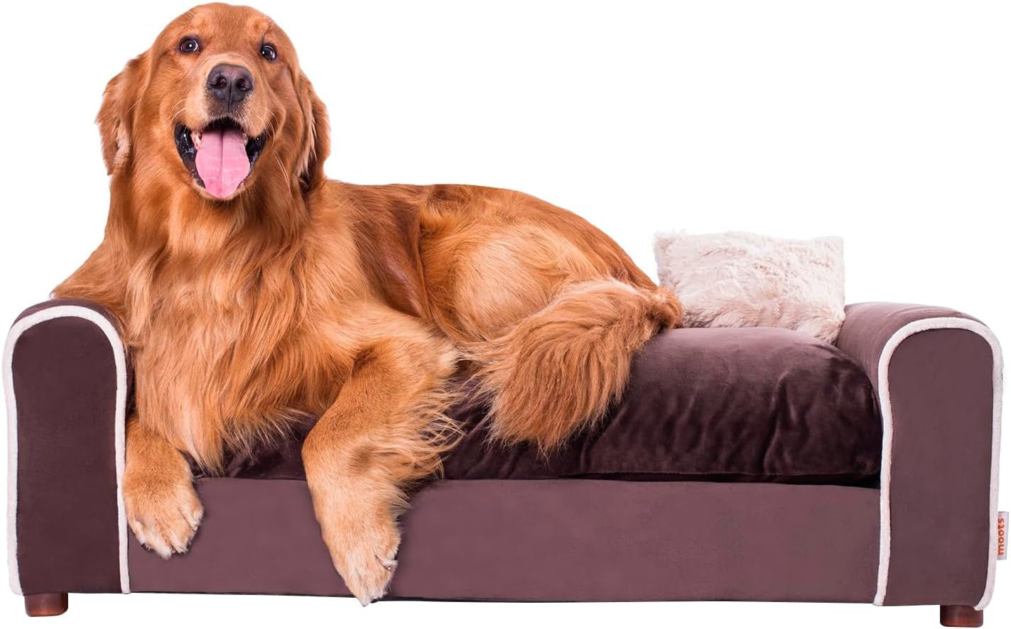 moots-furry-pet-lounge-pet-bed-with-2-pillows-deluxe-sofa-for-dogs-easy-to-coordinate-stylish-and-cleanable-dog-sofa-couch-charcoal-large