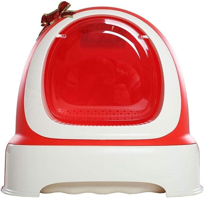 dog-potty-training-toilet-cat-litter-bowl-full-closed-drawer-food-toilet-large-sand-anti-splashing-pot-pull-deodorantpink
